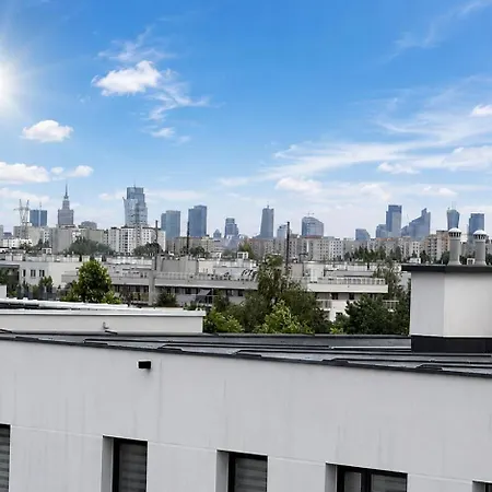 Apartment Glebocka Sky Z Panorama Warszawy Dla Maksymalnie 6 Osob